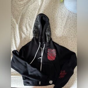 FMHI cropped jacket-red